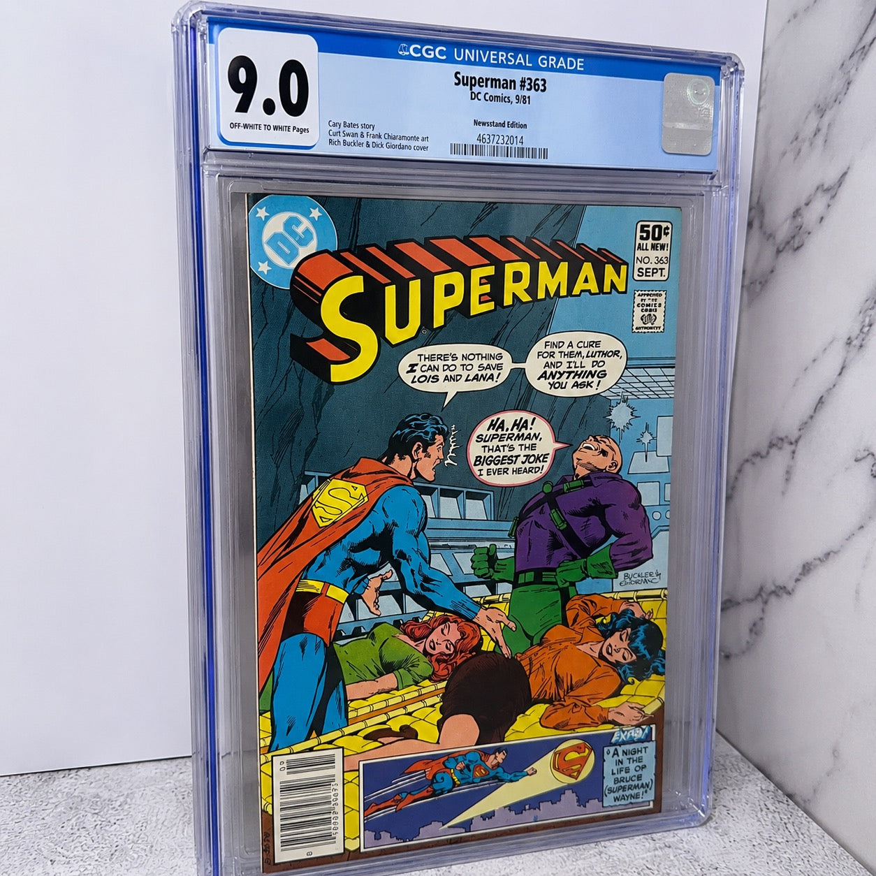 CGC 9.0 Superman #363 (1981) – DC Comics